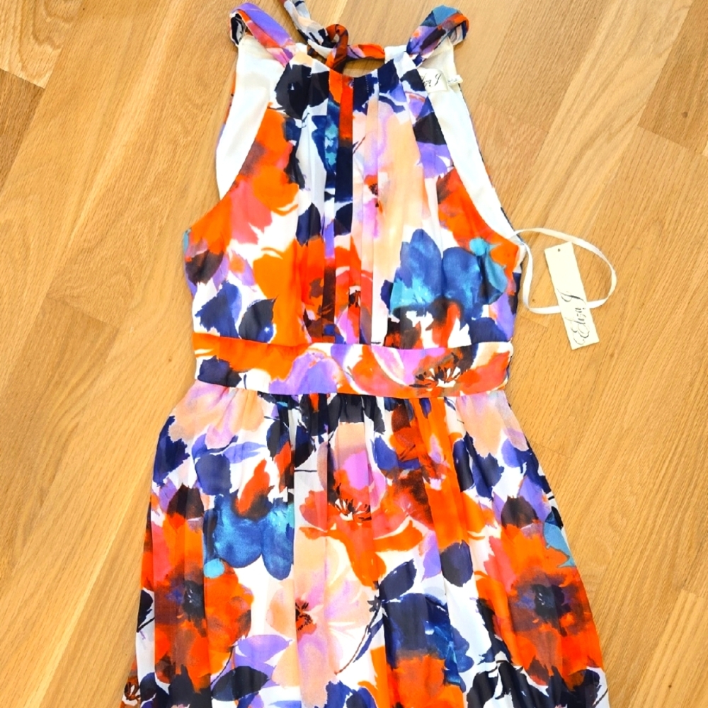Eliza J. Floral Sleeveless Dress